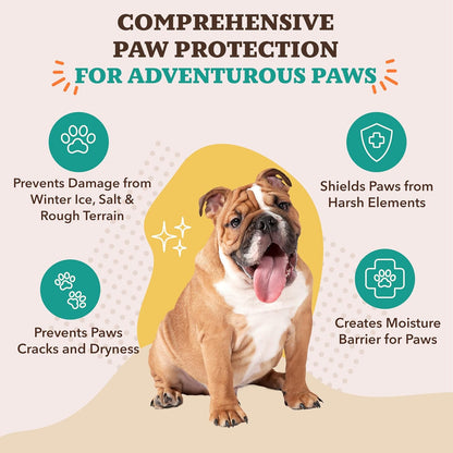 Pawtection, 1 Oz Tin, Veterinarian-Approved, All-Natural Dog Paw Balm and Moisturizer, Nourishing Dog Paw Protector for Rough Terrain and Harsh Temperatures