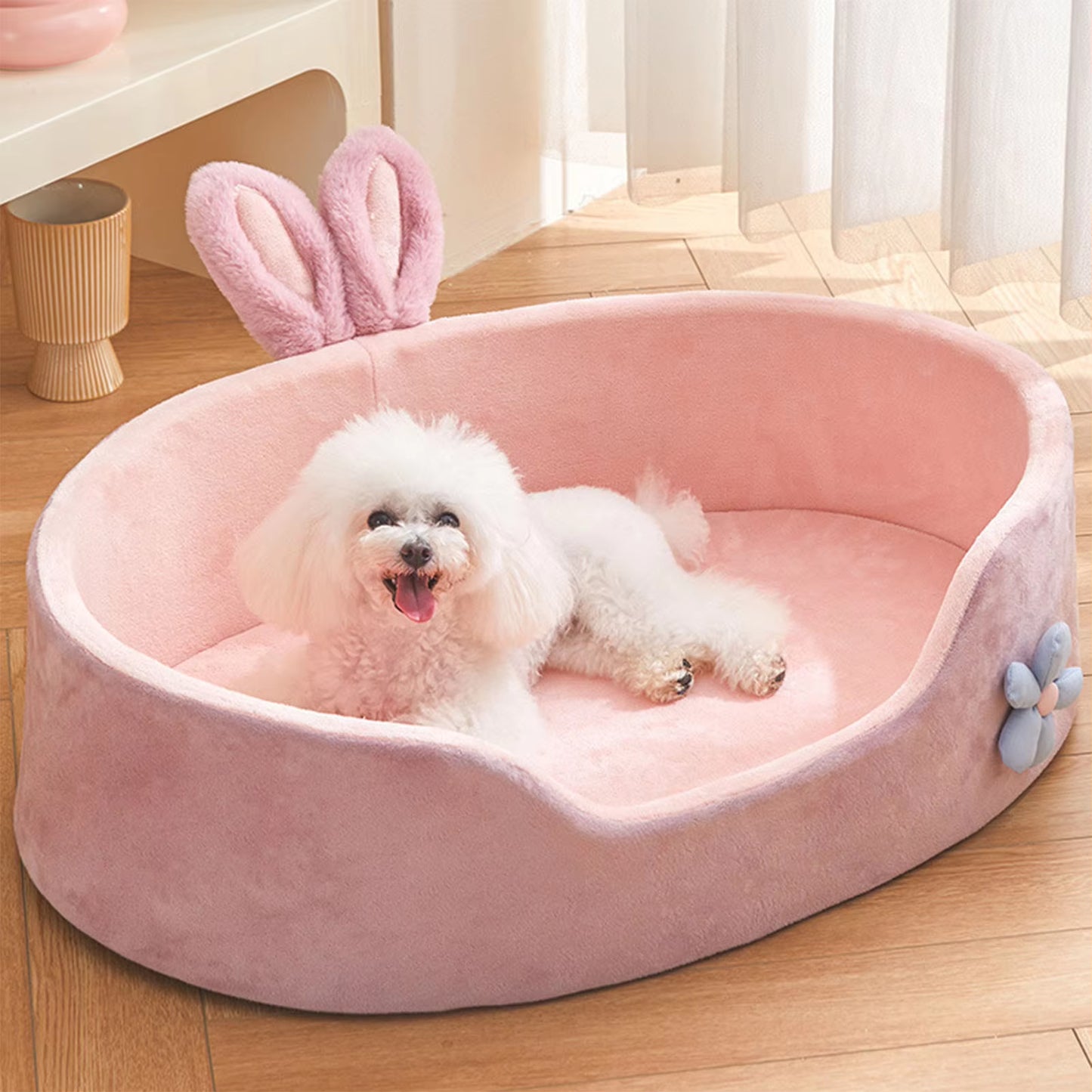 Detachable Pet Bed Pet Bed Detachable Washable Dog Sleeping Bed Soft Comfortable Warm Cat Bed for Four Seasons Soft Pet Bed