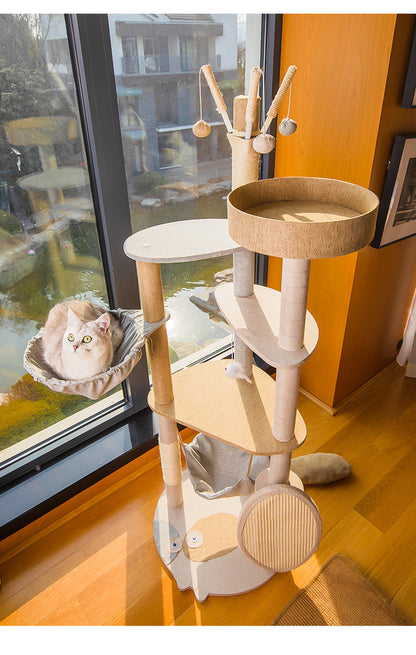 Cat Climbing Frame Large Integrated Shelf Cat Tree