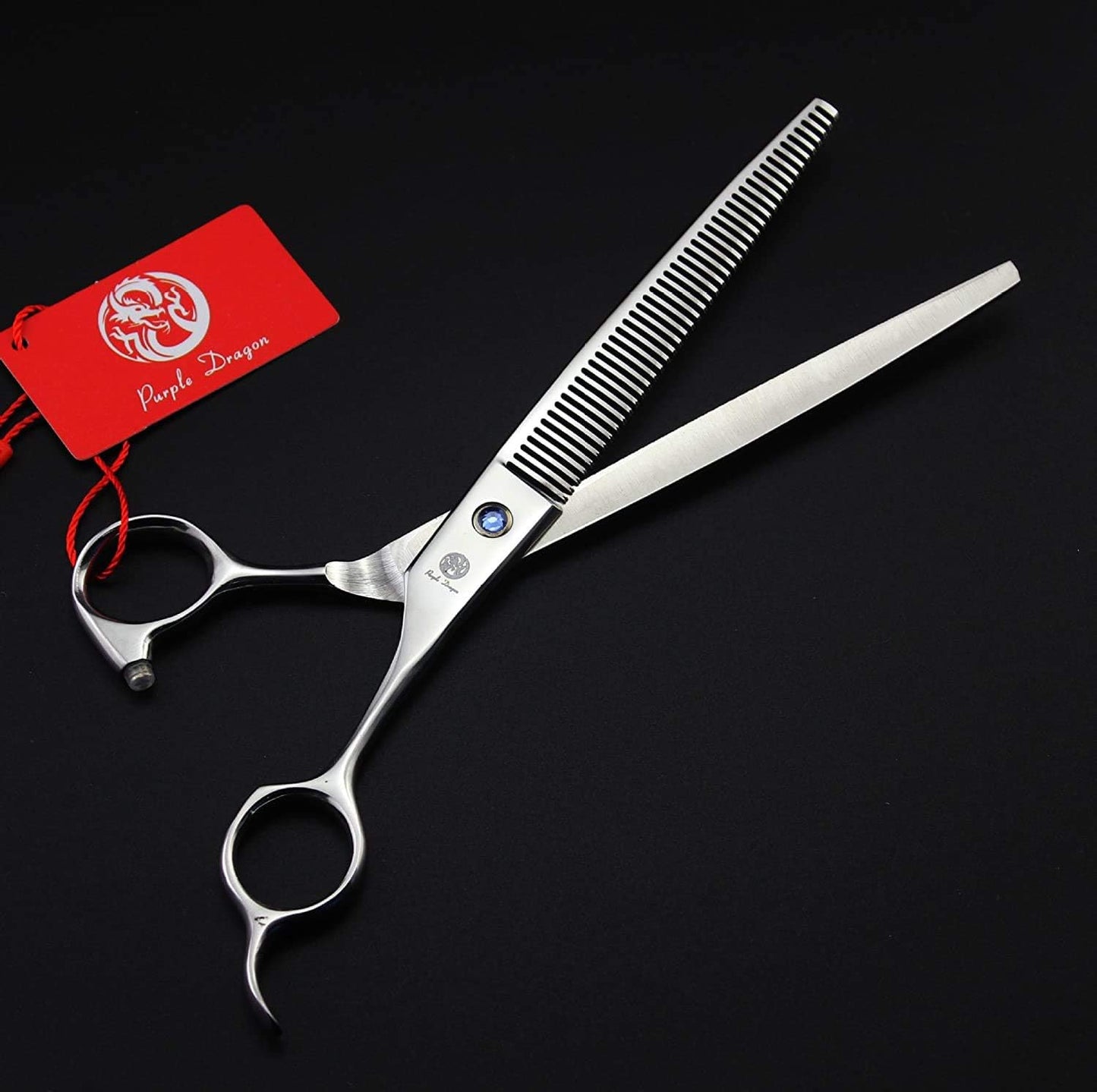 8.0 Inch Dog Hair Cutting, Curved and Thinning Scissor Shears Pet Grooming Tool Kit