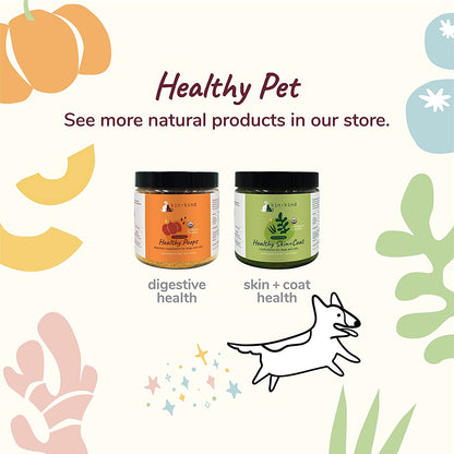 Organic Coconut Oil Pet Supplement for Dogs and Cats - Safe, Natural Skin and Coat Support with Cold Pressed Extra Virgin Coconut Oil - Itchy Skin, Dry Cracked Noses & Dry Skin Treatment - Made in USA