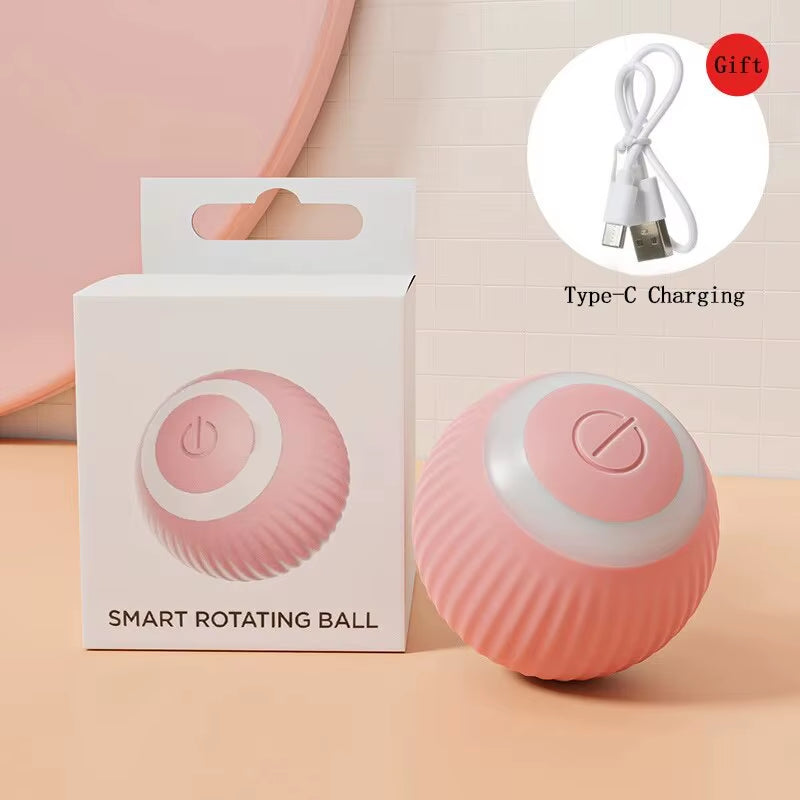 Gravity Intelligent Rolling Ball Cat Toys USB Charging Pet Accessorie Grinding Teeth Resistant to Bite Amuse Pet Toys